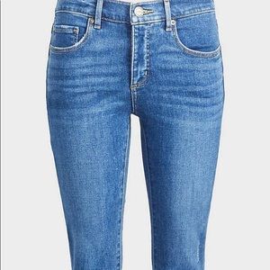 Loft brand jeans. Cute detailing at the bottom.